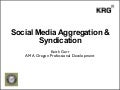 Social Media Aggregation & Syndication