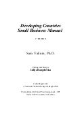 Small Business Manual