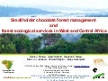Smallholder chocolate forest management and forest ecological services in West and Central Africa