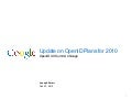 Update on Google&rsquo;s OpenID Plans for 2010