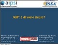 Smau 2010 Milano: Seminario AIPSI Sicurezza del VoIP