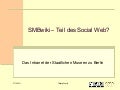 SMBwiki – Teil des Social Web?