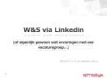 W&S via social media; learnings van Marketing & Communicatie Vacatures @SMC073