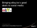 Leads United aka LEWIS pr brings an eBay.be case at #SMF10