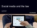 Social Media and the Law: #SMI12 