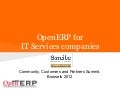 OpenERP - OpenERP for IT Service companies, Smile 