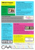 SMiLE project poster - Digital Literacies Conference - #caasoton #sotonde