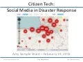 Social Media in Disaster Response