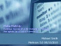 Meta-Metrics: Building a Scorecard for the Evaluation of Security Management and Control Frameworks