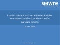 Estudio Social Media en empresas de alimentación, segunda edición