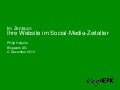 Im Zentrum: Ihre Website im Social-Media-Zeitalter