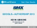 Google+ Authorship in 2013