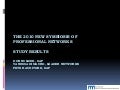 The New Symbiosis of Professional Networks: 2011 SNCR Study Results