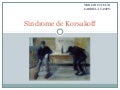 Síndrome de korsakoff