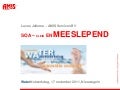 SOA - klein en meeslepend (Waternetwerkdag, 17 november 2011, Nieuwegein)