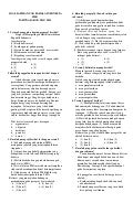 Soal ujian bhs indo