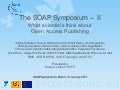 Soap symposium-talk-ii