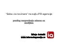 Soba za novinare na veb sajtu pr agencije