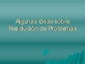 Sobre Resolución de Problemas
