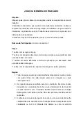 Jogo da memória do trabalho - regras