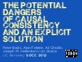 The Potential Dangers of Causal Consistency and an Explicit Solution - SOCC 2012