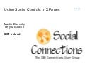 Soccnx III - Using Social Controls in XPages