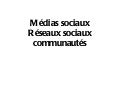 Sociabilités