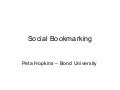 Social Bookmarking