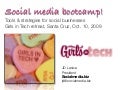 Tools and Strategies for Social Businesses