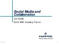 Social Media and Collaboration in Automation and Manufacturing