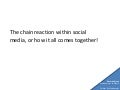 The chain reaction within social media