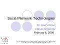 Social Network Technologies