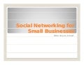 Social Networking For Small Businesses