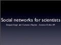 Social Networks For Scientists