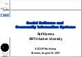Social Software and Community Information Systems