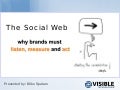 The Social Web. Why Brands Must Listen, Measure and Act v2.0