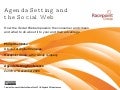 Social Web Presentation To Agenda Setting 2008