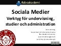 Sociala medier i undervisning