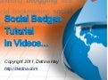 Social Badges Tutorial in Videos