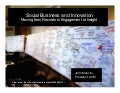 Social business and innovation
