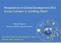 Social cohesion in a shifting world