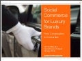 Social Commerce for luxury