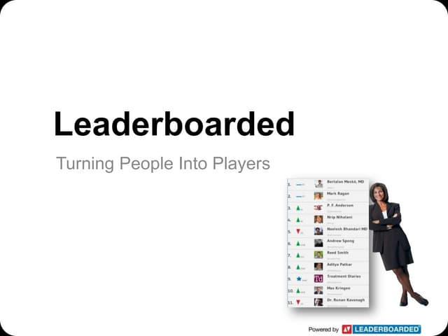 Leaderboarded Talk at Social Developers London