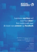 Luisteren merken wel naar hun fans? Een onderzoek naar de inzet van content op facebook