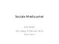 Sociale media voor prive en bedrijf