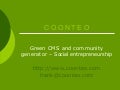 Coonteo - Social entrepreneurship and the Green CMS & Community Builder
