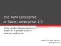 Social Entreprise 2.0 By V Glaenzer