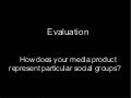 Social group evaluation