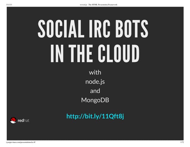 Building Social IDC Bots with Node....