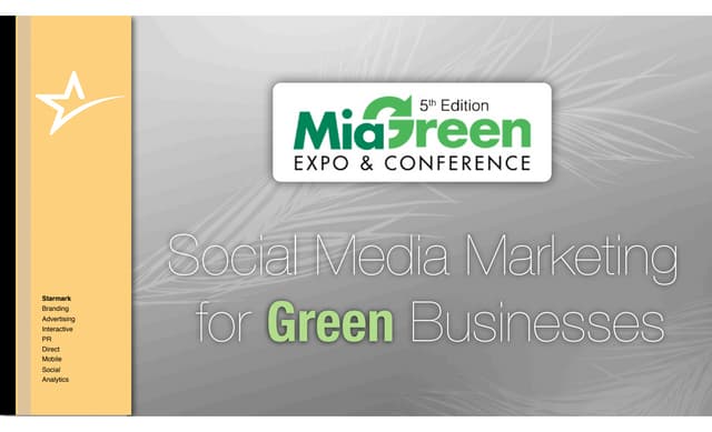 Social Marketing for Green Business